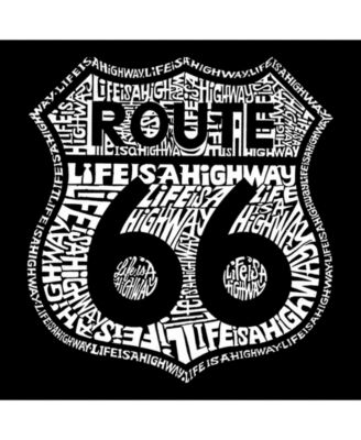 Men's Raglan Word Art T-shirt - Life is A Highway