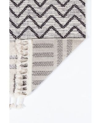 Odessa ODE-4 Gray 2'3" x 10' Runner Rug