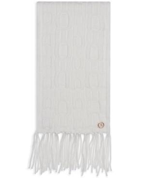 Calvin Klein Knit Signature Ck Chain Cable Scarf