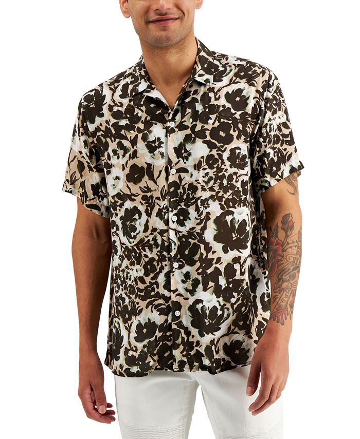 INC International Concepts Men's Floral-Print Shirt, Created for Macy's ...