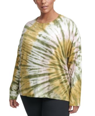 Calvin Klein - Plus Size Tie-Dyed Sweatshirt