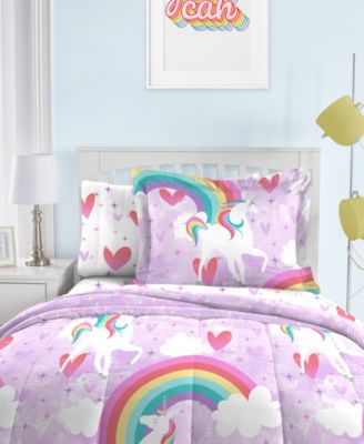 Unicorn Rainbow 5-Pc. Comforter Set, Twin