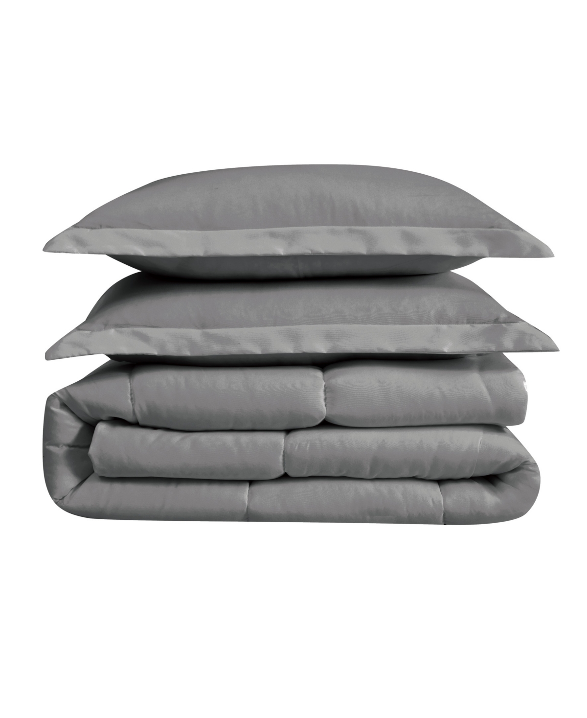Cannon Heritage King 3 Piece Comforter Set Bedding In Gray