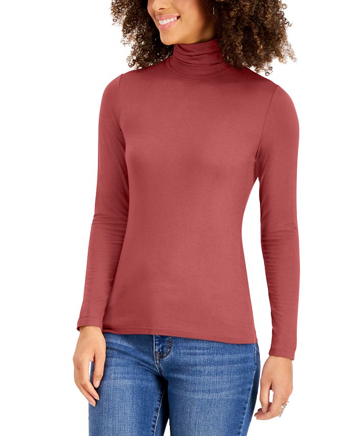 Style & Co Turtleneck Top, Created for Macy's - Macy's