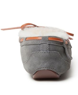 Women's Victoria Genuine Shearling Moccasin Slipper