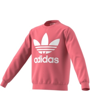 adidas Big Girls Trefoil Sweatshirt