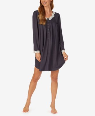 Eileen West - Scalloped-Lace-Trim Nightgown