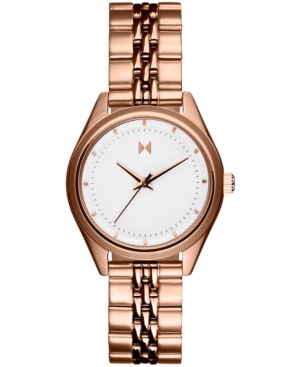 image of Mvmt Women-s Rise Mini Rose Gold-Tone Bracelet Watch 30mm