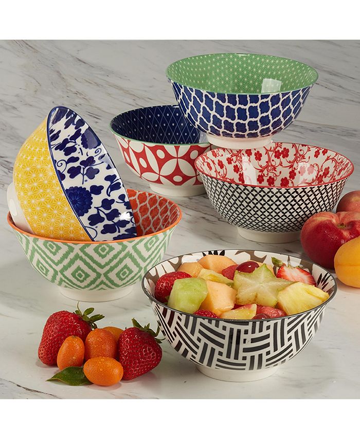 Certified International Soho Set of 6 Bowls & Reviews Dinnerware