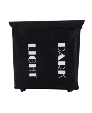 Mind Reader Double Rolling Hamper Laundry Sorterr