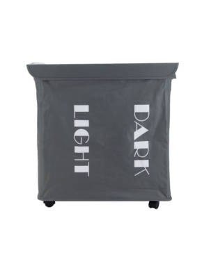 Mind Reader Double Rolling Hamper Laundry Sorterr