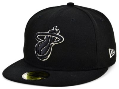 New Era - Miami Heat Black White 59FIFTY Cap