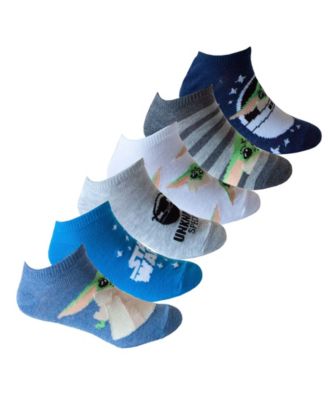 Star Wars Little and Big Boy's No Show Socks, Pack of 6