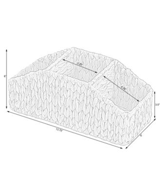 Natural Water Hyacinth Storage Organizer Caddy