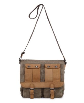 Valley River Canvas Messenger Bag