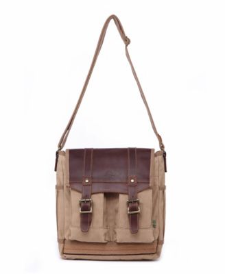 Turtle Ridge 4-Pocket Canvas Crossbody Bag