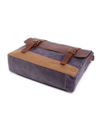 Stone Creek Waxed Canvas Briefcase
