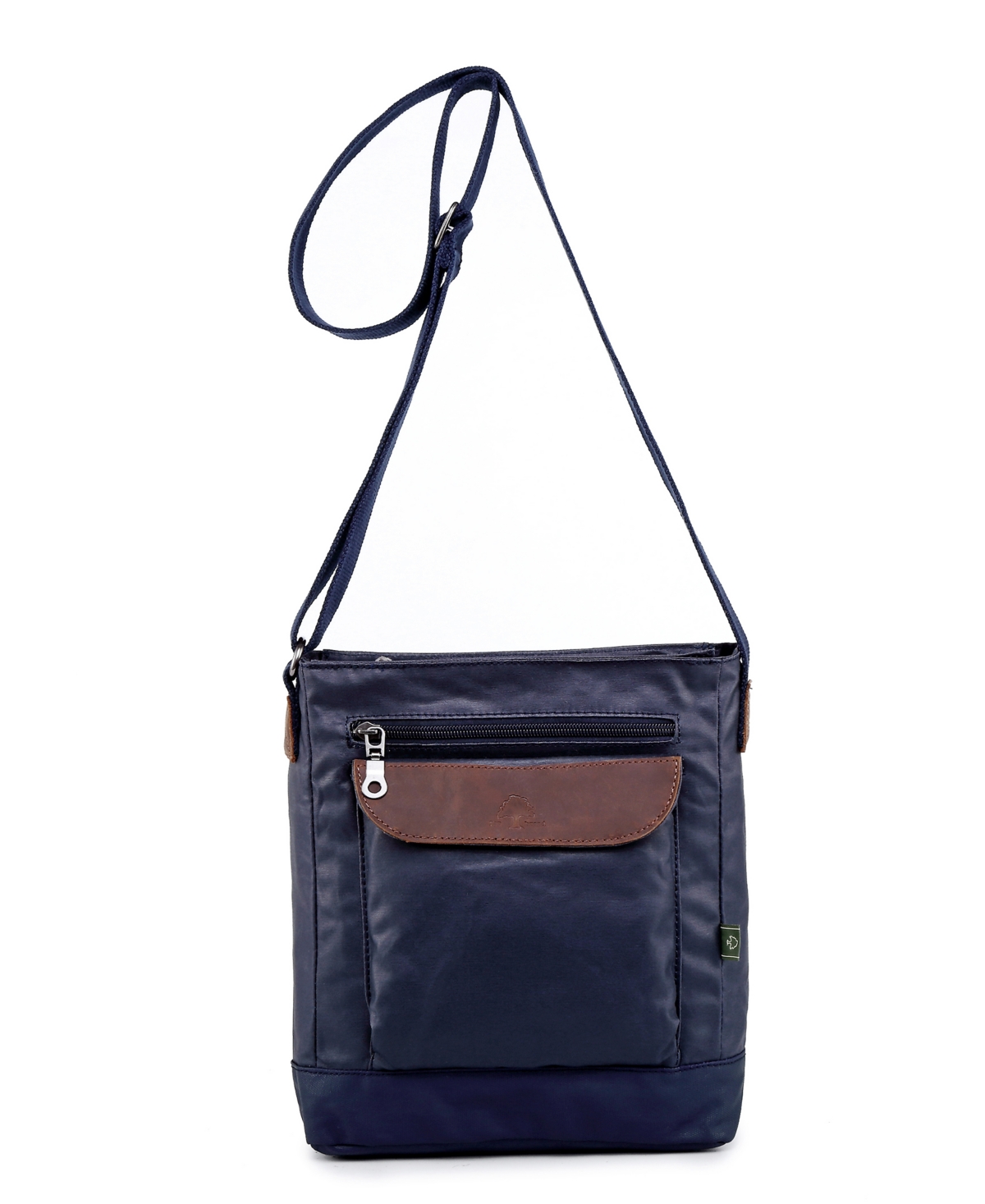 Tsd Brand Urban Light Canvas Crossbody Handbag In Navy