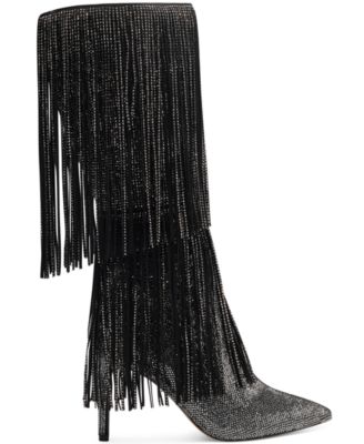 INC International Concepts Ishani Fringe Boots, Created for Macy's