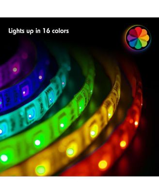 Tzumi Aura LED Color-Changing Strip Lights W/ Remote & Reviews - Home ...