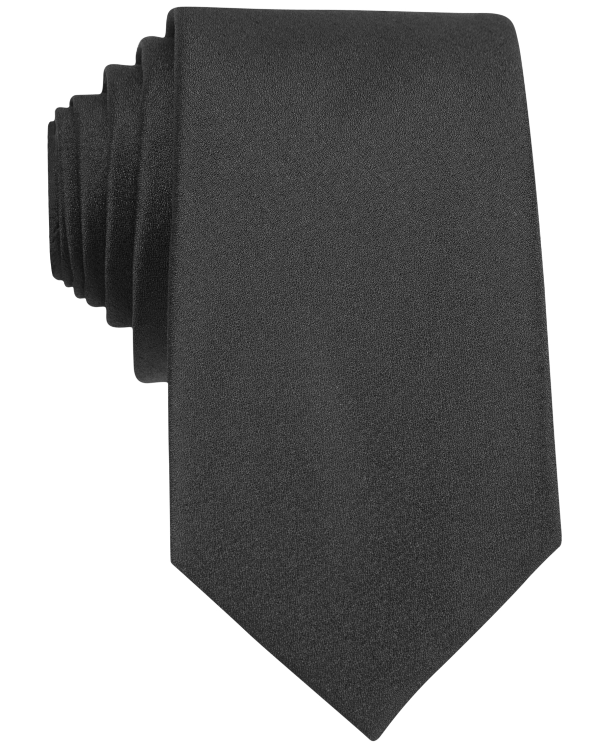 Sable Solid Tie, Created for Macy's - Black