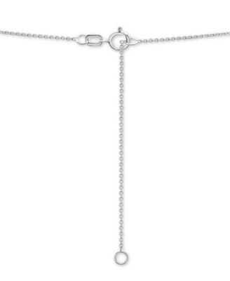 Diamond Starburst 20" Pendant Necklace (1-1/2 ct. t.w.) in 14k White Gold or 14k Yellow Gold, Created for Macy's