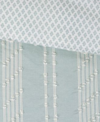 Kara Jacquard 3-Pc. Duvet Cover Set, Full/Queen