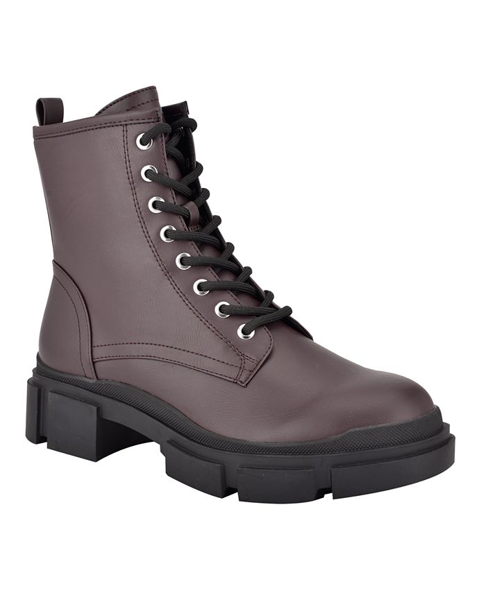 Nine west combat boots sales