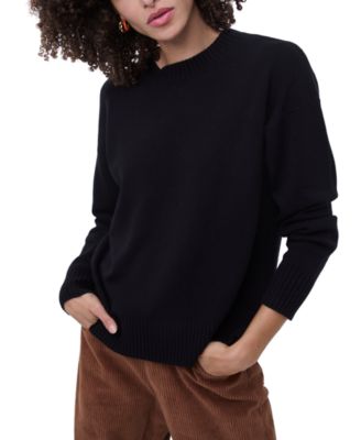French Connection Ribbed Crewneck Sweater - Macy's