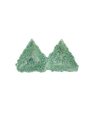 VIETRI - Vietri Lastra Holiday Figural Tree Two-Part Server