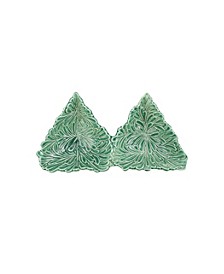 Lastra Holiday Figural Tree Two-Part Server