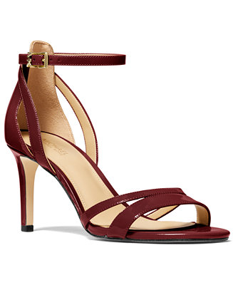 Michael Kors Kimberly Ankle-Strap Sandals - Macy's