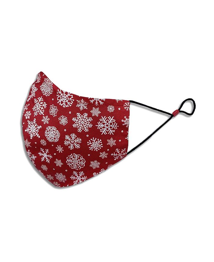 Calabrum Adult Cotton Reversible Snowflake Cone Face Mask, 2 Pack Macy's