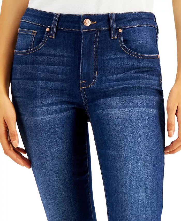 Juniors' Mid Rise Skinny Ankle Jeans - thumbnail 8