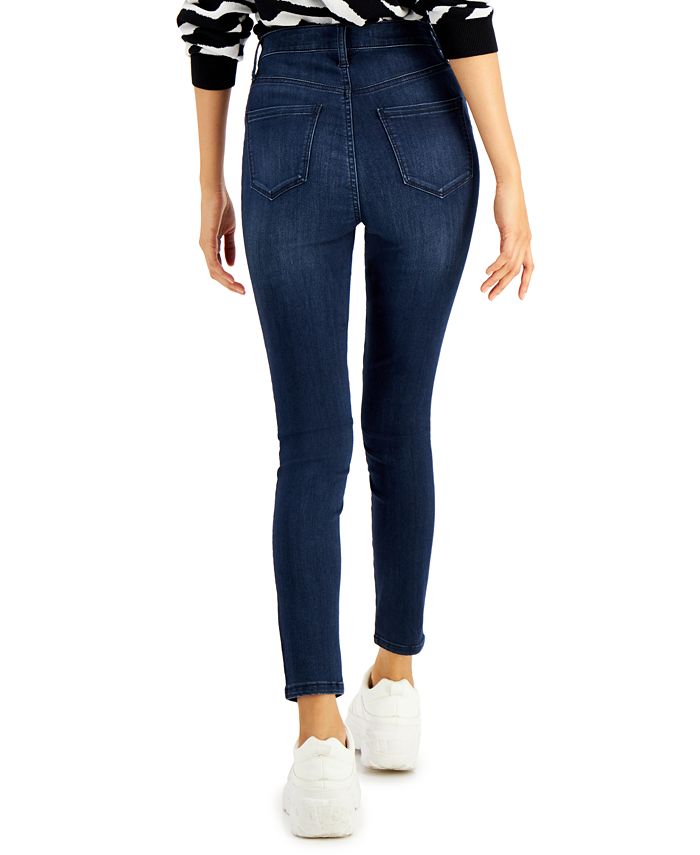 Celebrity Pink Juniors' Curvy High-Rise Skinny Ankle Jeans - Macy's