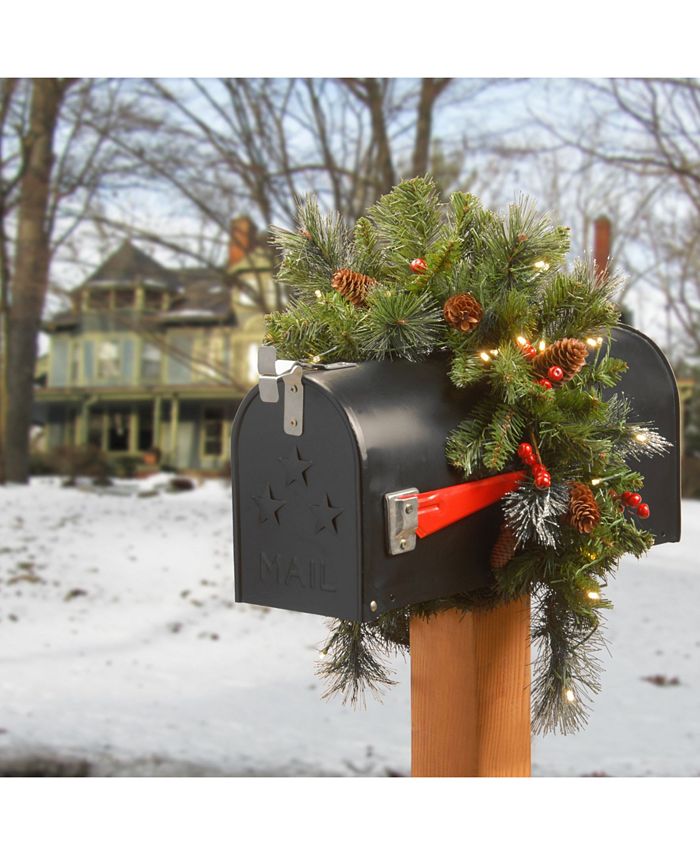 National Tree Company National Tree 36" CrestwoodR Spruce Mailbox Swag