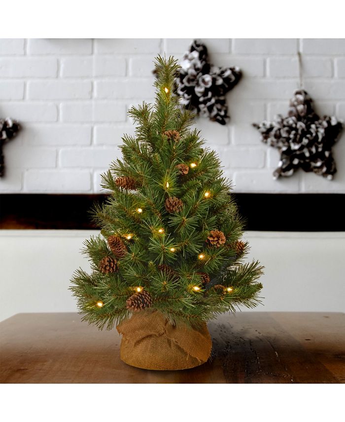 Melrose International LED Pine Tree with Burlap Bag Base 4'H main image 1