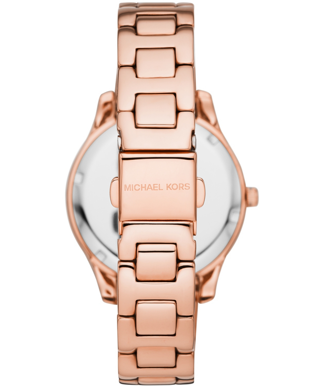 Shop Michael Kors Women's Liliane Rose Gold-tone Stainless Steel Bracelet Watch 36mm