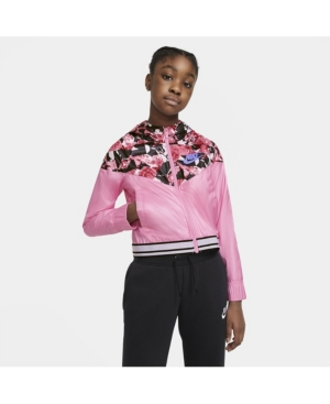 Nike Sportswear Wind Runner Big Girl's Graphic Jacket