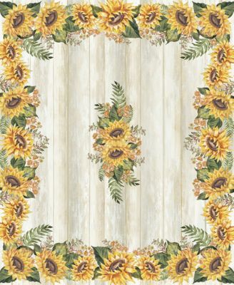 Sunflower Day 70x84 Tablecloth