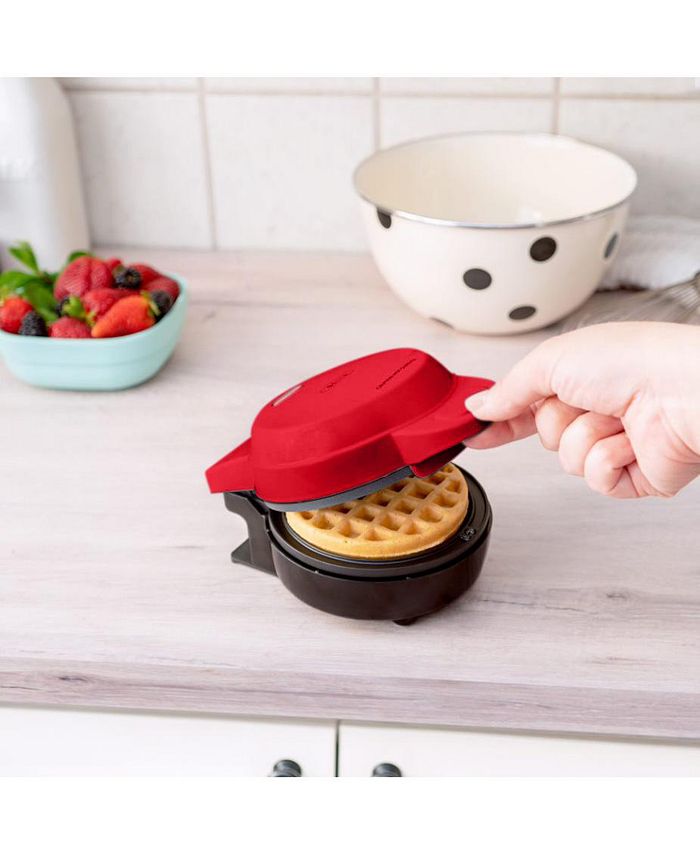 Bella Mini Waffle Maker, Heart Red Macy's