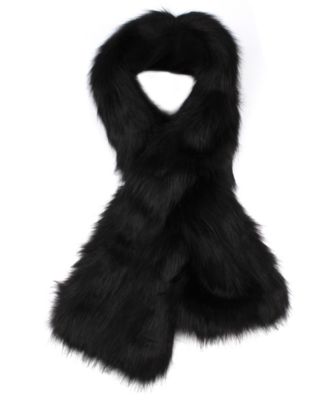 michael kors fur scarf