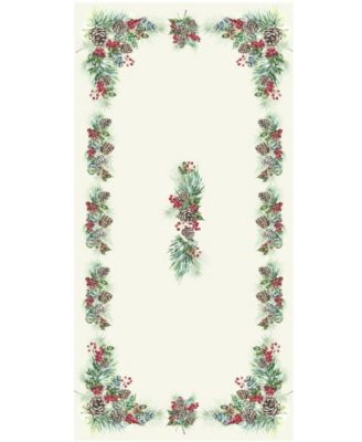 Winter Garland Tablecloth - 70"x 144"