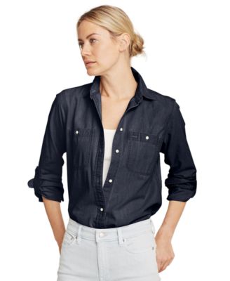 ladies ralph lauren denim shirt