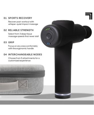 Sharper Image Massager Deep Tissue Percussion with Case