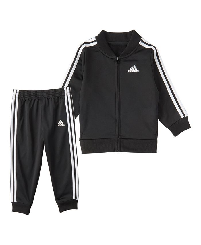 adidas Little Boys Classic Track Jacket and Jogger Set - Macy's