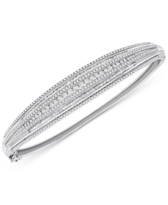 diamond bangle bracelet macys