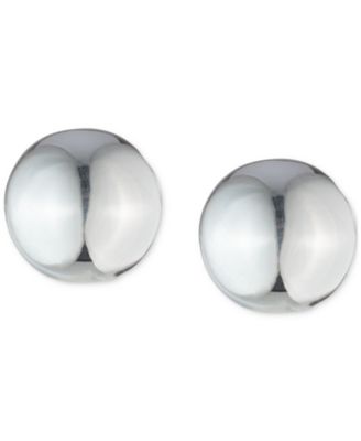 Ball Stud Earrings in Sterling Silver