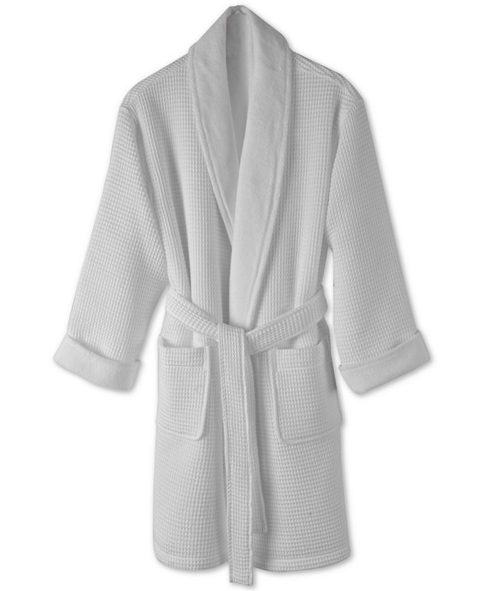 Hotel Collection Cotton Waffle Textured Bath Robe, Created for