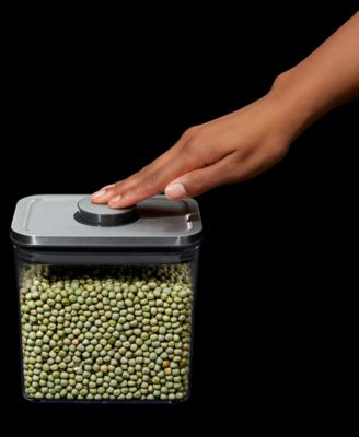 Steel POP Rectangle Short 1.7-Qt. Food Storage Container